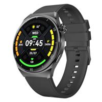 Beafon, smartwatch, 401, polshorloge, fitnesshorloge voor dames en heren, 1,43 inch (3,63 cm) AMOLED-display, spraakassistent, bluetooth-oproep, IP67, fitness + sportmode, bloeddrukmeting,