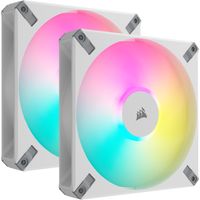 iCUE AF140 RGB ELITE WHITE + Lighting Node CORE Case fan - thumbnail