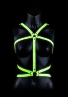 Body Harness - Glow in the Dark - Neon Green/Black - L/XL - thumbnail