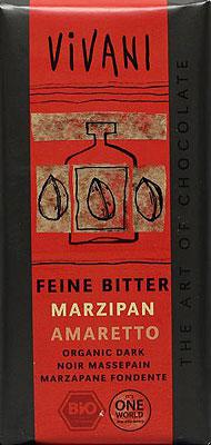 Vivani Vivani Chocolade Puur Met Marsepein & Amaretto Bio (100g) Vivani Vivani Chocolade Puur Met Marsepein & Amaretto Bio (100g)