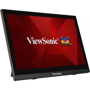 Viewsonic TD1630-3 Touchscreen monitor Energielabel B (A - G) 40.6 cm (16 inch) 1366 x 768 Pixel 16:9 12 ms HDMI, USB, VGA, Jackplug TN LCD