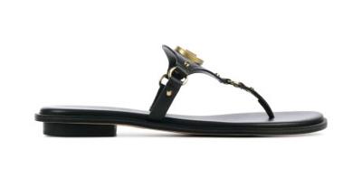 Michael Kors Dames Slippers in Leder (Zwart)