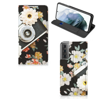 Samsung Galaxy S21 FE Stand Case Vintage Camera