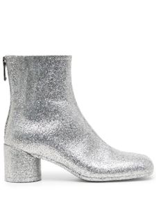 MM6 Maison Margiela bottines à bout carré - Argent