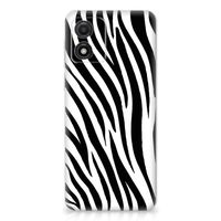 Motorola Moto E13 TPU Hoesje Zebra