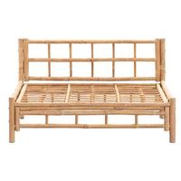 Palletbank Tarifa bamboe - naturel - 120x85x66 cm - Leen Bakker