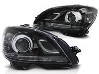 Tuning-Tec Koplampen dagrijlicht MERCEDES W204 07-10 DRL ZWART