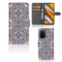 Poco F3 | Xiaomi Mi 11i Bookcase Flower Tiles