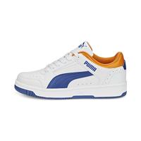 PUMA Unisex Rebound Joy Lo Jr Sneaker voor kinderen, Puma Witte Clyde Royal Rickie Oranje, 37 EU