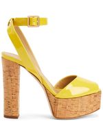 Giuseppe Zanotti sandales Betty 170 mm à bout ouvert - Jaune - thumbnail