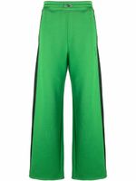 AMI Paris pantalon de jogging à bandes contrastantes - Vert