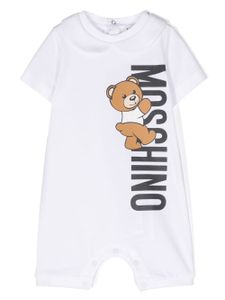 Moschino Kids grenouillère à imprimé Teddy Bear - Blanc