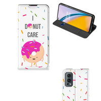 OnePlus Nord 2 5G Flip Style Cover Donut Roze - thumbnail