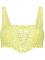 Charo Ruiz Ibiza haut-corset Güik à coupe crop - Vert