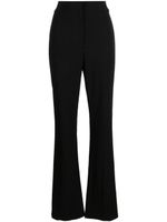 DKNY pantalon évasé à taille haute - Noir