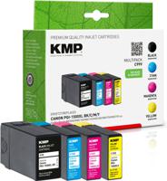 KMP Inktcartridge vervangt Canon PGI-1500BK XL, PGI-1500C XL, PGI-1500M XL, PGI-1500Y XL Compatibel Combipack Zwart, Cyaan, Magenta, Geel C99V 1564,0050