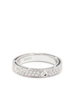 Damiani bague D.Side en or blanc 18 ct sertie de diamants - Argent