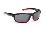 Fox Rage Transparent Red & Black Sunglasses Grey Lense - thumbnail