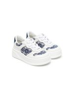 Gucci Kids baskets à motif GG - Blanc