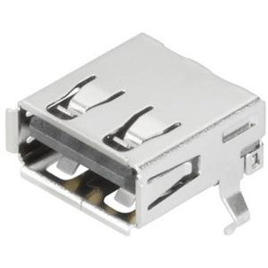 USB-connector 2.0 Bus, inbouw horizontaal USB2.0A T1H 2.5N4 TY BK 2563710000 Weidmüller 200 stuk(s)