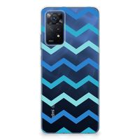 Xiaomi Redmi Note 11 Pro 5G TPU bumper Zigzag Blauw