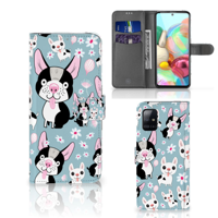 Samsung Galaxy A71 Telefoonhoesje met Pasjes Hondjes