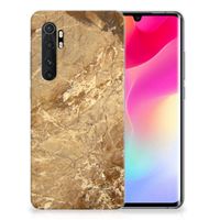 Xiaomi Mi Note 10 Lite TPU Siliconen Hoesje Marmer Creme - thumbnail