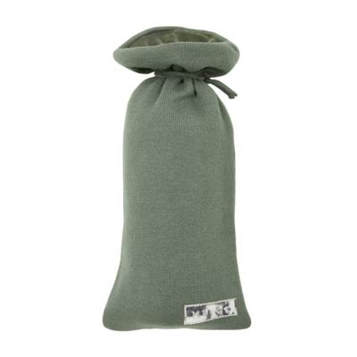 Meyco kruikenzak gebreid basis forest green Maat