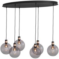 Masterlight Hanglamp Lazise 2 6x Ø 20cm goud met zwart 2944-05-02-130-50620