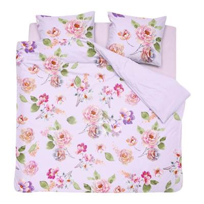 Cinderella Vivienne dekbedovertrek - 2-persoons (200x200/220 cm + 2 slopen) - Katoen satijn - Lilac