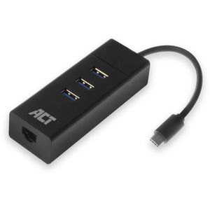 USB-C Hub 3 port en ethernet USB-hub