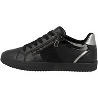 Geox D Blomiee E Sneakers voor dames, zwart, 38 EU
