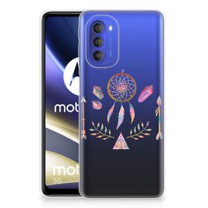 Motorola Moto G51 5G Telefoonhoesje met Naam Boho Dreamcatcher