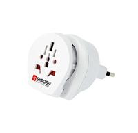 SKROSS Combo World to Italy: reisadapter voor reizen van over de hele wereld naar landen die de Italiaanse of de Schuko-standaard gebruiken