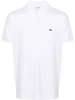 Lacoste polo en coton à patch logo - Blanc