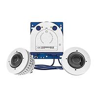 Mobotix S16B IP-beveiligingscamera, voor binnen en buiten, wit, 3072 x 2048 pixels, beveiligingscamera's (IP-beveiligingscamera, binnen en buiten, box, wit, plafond/muur, IP66)