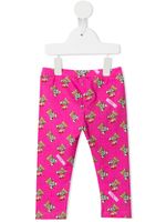 Moschino Kids legging à imprimé ourson - Rose - thumbnail