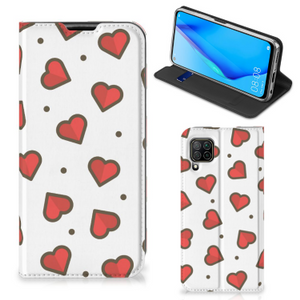 Huawei P40 Lite Hoesje met Magneet Hearts