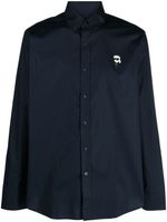 Karl Lagerfeld chemise Ikonik Karl - Bleu