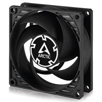 ARCTIC P8 - PC Fan, 80mm Fan, Ventilator, Geoptimaliseerd voor statische druk, Case fan, Hoge kwaliteit glijlager, Efficiënt, PC, Computer, 3000 rpm - Zwart