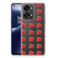 OnePlus Nord 2T Siliconen Case Paprika Red - thumbnail