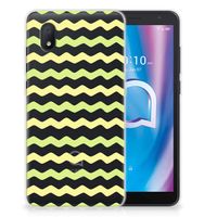 Alcatel 1B (2020) TPU bumper Waves Yellow