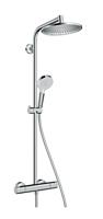 Hansgrohe Crometta S 240 regendoucheset met 3 straalsoorten Ø24cm chroom - thumbnail