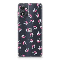 TPU bumper voor Motorola Moto E13 Unicorns