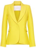 Adam Lippes Blazer met enkele rij knopen - Geel