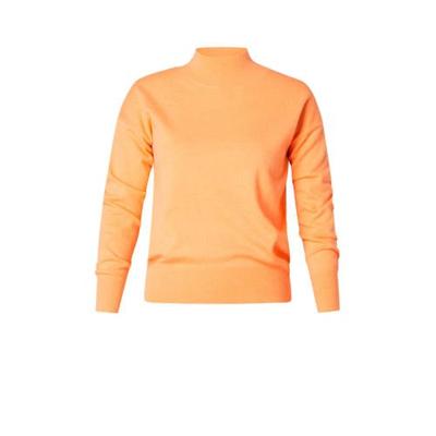 ES&SY fijngebreide trui Rixt oranje