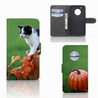 Motorola Moto G5 Plus Telefoonhoesje met Pasjes Kitten