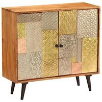 vidaXL Massief Acaciahouten Dressoir Opbergmeubel Opslagkast Kast Opbergkasten