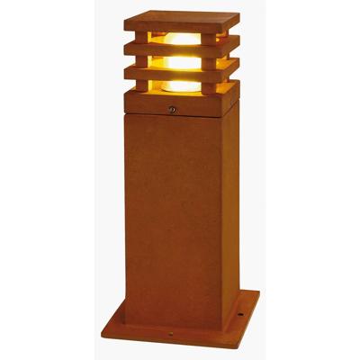 SLV buiten sokkellamp Rusty Square 40 - led - geroest staal SLV buiten sokkellamp Rusty Square 40 - led - geroest staal
