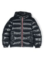 Moncler Enfant veste matelassée à fermeture zippée - Bleu